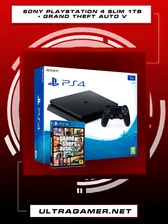 Sony PlayStation 4 SLIM 1Tb Black (CUH-2208B) + GTA 5