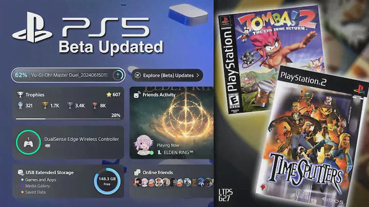 NEW PS5 Home Screen Beta Gets New Features. | More PS1 And PS2 Classics Coming. - [LTPS #627]