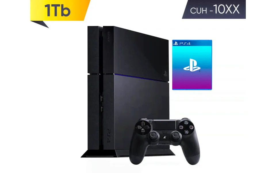 Sony PlayStation 4 FAT (1Tb) 10XX + 2 игры на выбор *diskont (б/у)