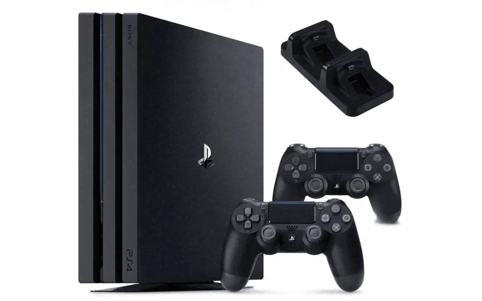 Sony PlayStation 4 Pro (1TB) (CUH-7208B) + 2-й геймпад + зарядная станция | НОВАЯ