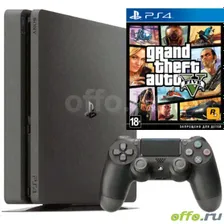 Игровая приставка Sony PlayStation 4 Slim 500GB + игра Grand Theft Auto V (GTA 5)