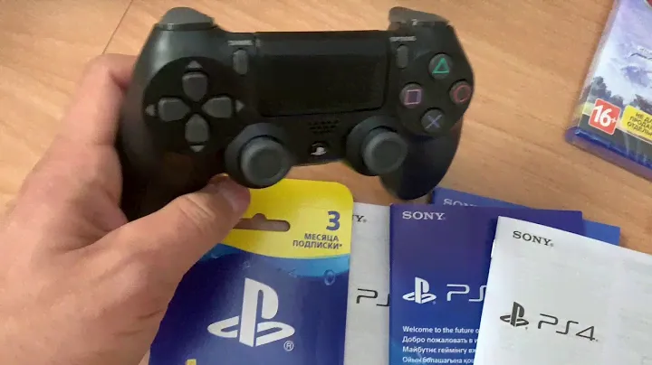 Подарок 2020 Sony Playstation 4 Slim 1Tb распаковка проверка первый запуск