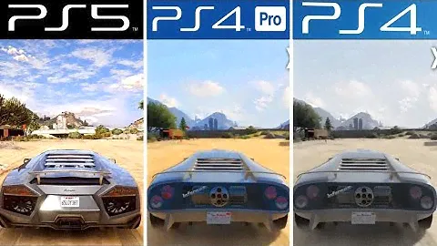 GTA 5 | PS5 vs PS4 Pro vs PS4 | 4K Gameplay Comparison