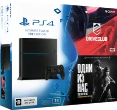 Sony PlayStation 4 1Tb + Driver club + The Last of us