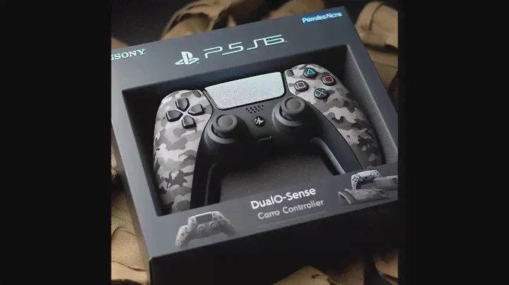 “PS5 DualSense Grey Camo   Controller Unboxing: Next-Level Gaming Experience! For PC