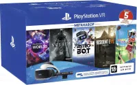 Sony PlayStation VR (CUH-ZVR2 RUS) + PlayStation Camera + 5 игр Mega Pack Bundle