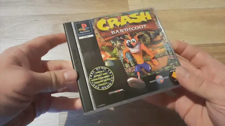Unboxing - Crash Bandicoot 1996, PLAYSTATION 1