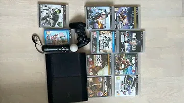 Большая закупка купил приставку и 14 дисков Sony PlayStation 3