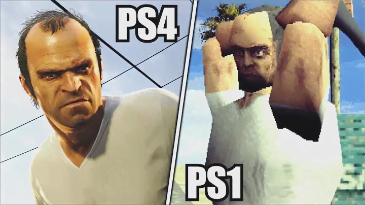КАК БЫ ВЫГЛЯДЕЛА ГТА 5 НА PLAYSTATION 1? GTA 5 НА PS1 ⚡ГАРВИН